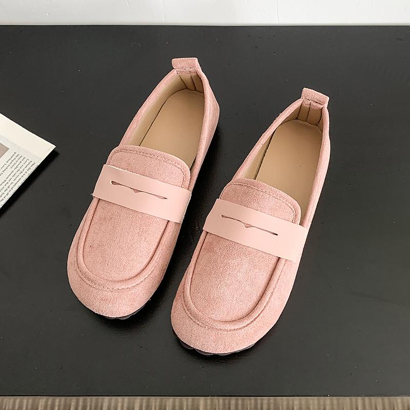 Fashion CRLAYDK Classic Women's Loafers Slip On Flat Shoes Comfort Casual Penny Dressy Summer Ladies Work Office Suede Walking Moccasins