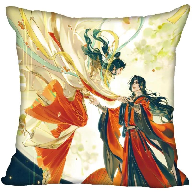 New Arrival Tian Guan Ci Fu Pillow Cover Bedroom Home Wedding Decorative Pillowcase Square Zipper Pillow Cases Soft No Fade 0913