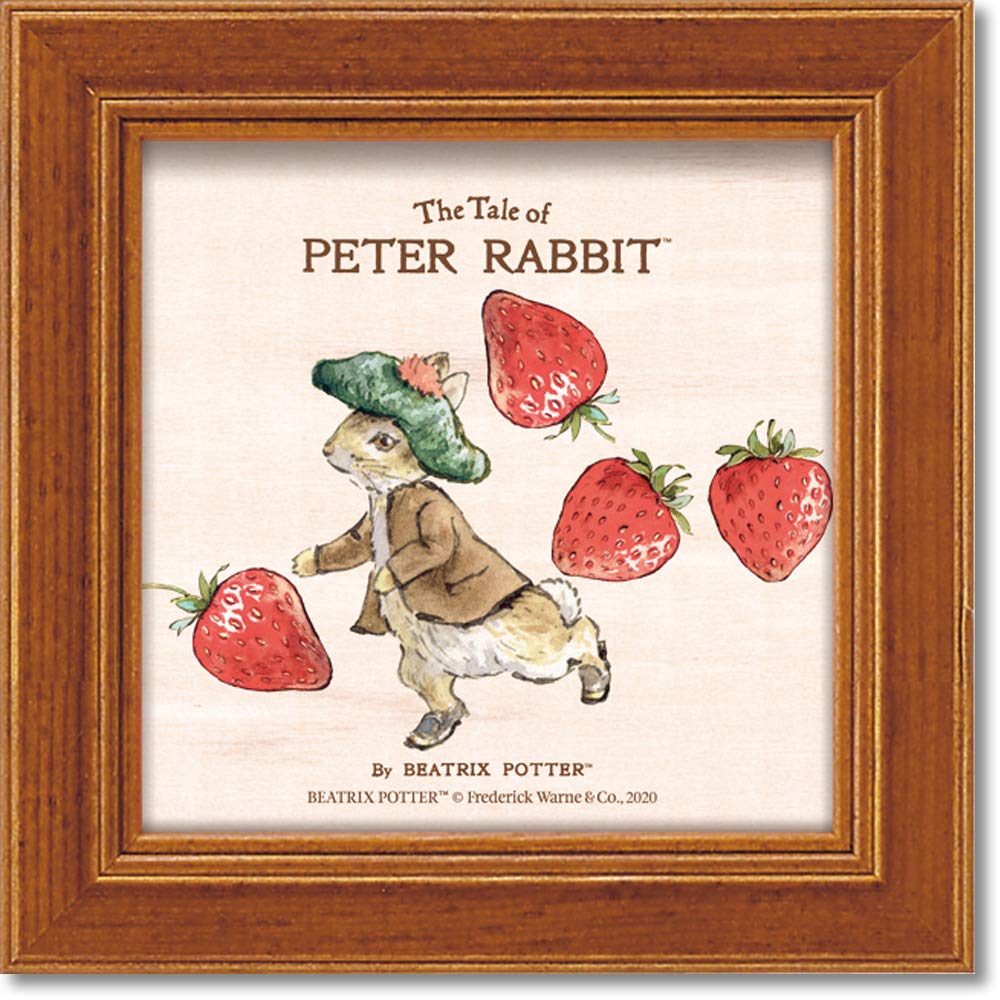 

Специализированный магазин ландшафтной живописи Ayuwara® Мини-арт-рамка «Питер Кролик» [Бенджамин и Клубничка]