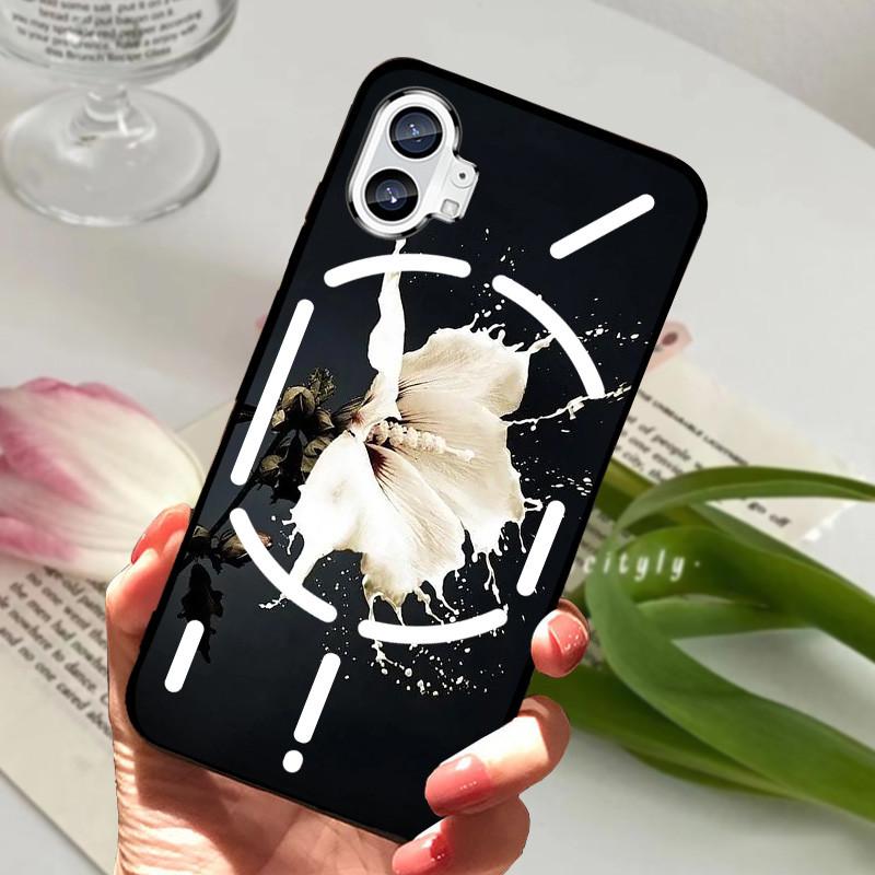 Hülle Für Nothing Phone 1 Hülle Stoßfest Schwarzer Bumper Rückseite Handyhülle Für Nothing Phone 2 Eins zwei Hülle Funda Nothingphone2