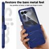 For Motorola Razr 60 Ultra Case with Hinge Protection, Built-in Screen Protector Shockproof All-Inclusive Phone Cover-Blue