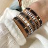 Women's Fashion Bracelet, Elegant Sexy Glass Beaded Jewelry, Handwoven Elastic Cord Bracelet for Daily Wear Gift, Party  Beach Vacation