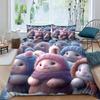3D Tiger Rabbit Snake Pig Snail Unicorn Chick Fish Doona Duvet Quilt Cover Set