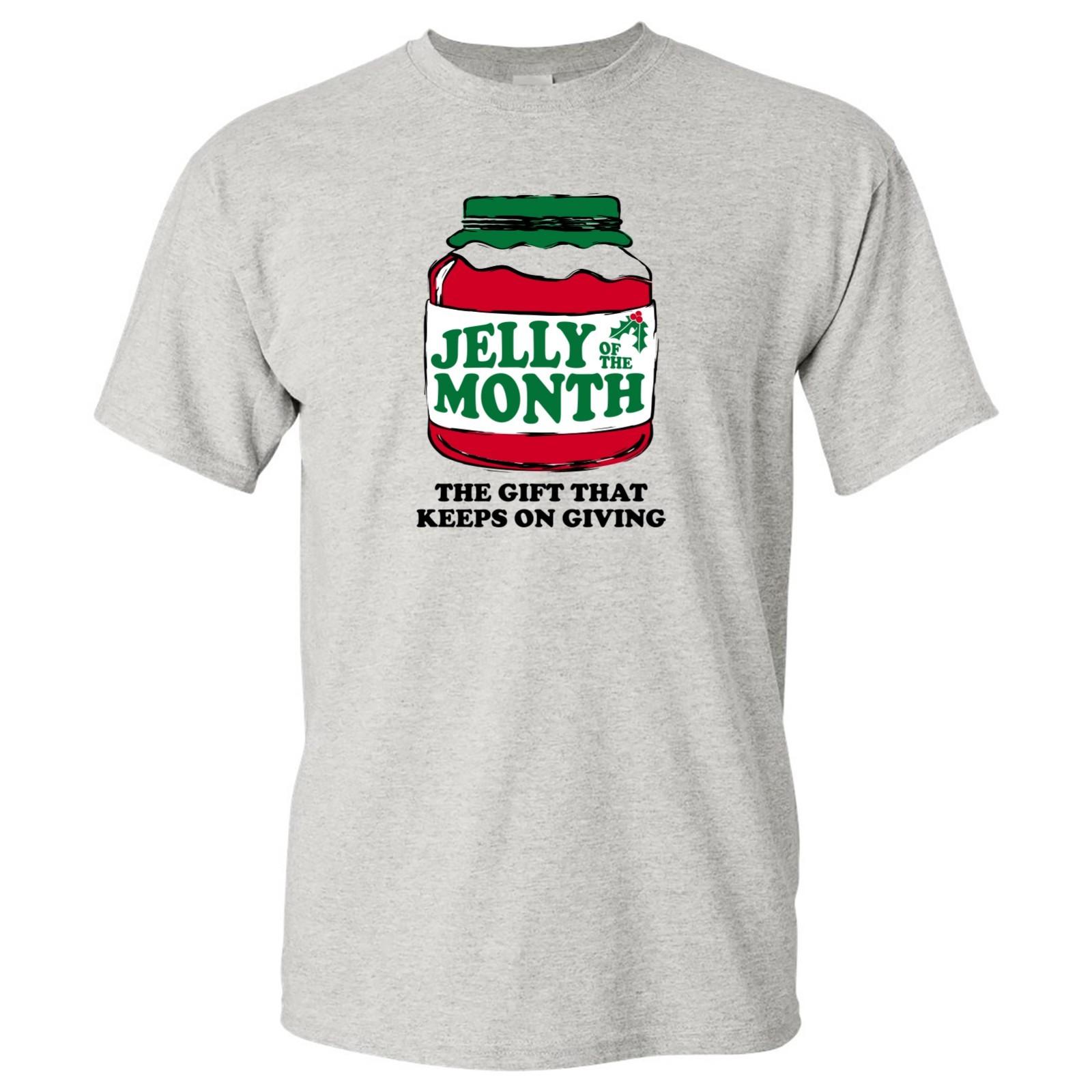 Jelly of The Month Club The Gift That Keeps On Giving Funny Christmas T Shirt L