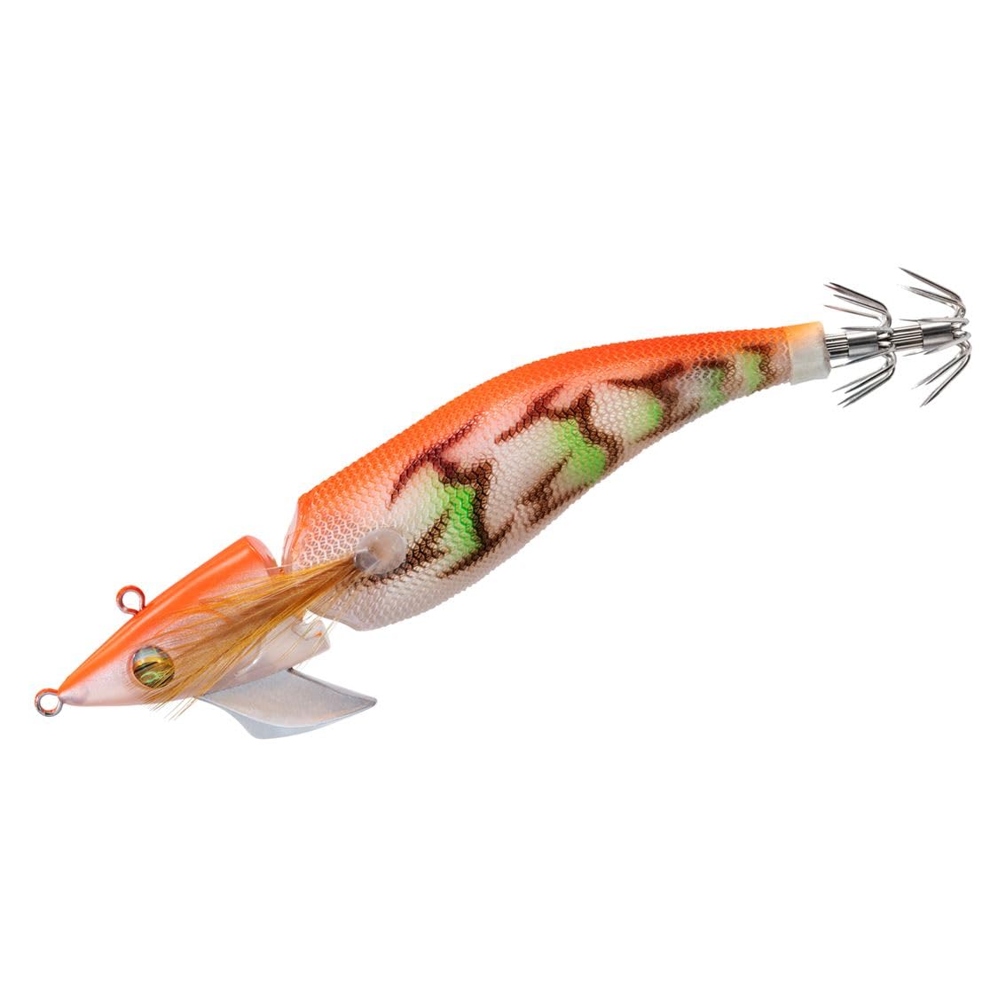 

Daiwa Emeraldas Amorous Joint Squid Orange Shrimp 2.5 Lure, Glow-in-the-Dark