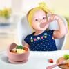 Food Grade Silicone Baby Feeding Bowl Nonslip Suction Cup Heat Resistant Easy Grip Spoon For Newborns Kids