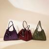 New High-end Single Shoulder Trend Fashionable and Versatile Simple Women's Bag Messenger Bag Handbag Velvet Cowhide