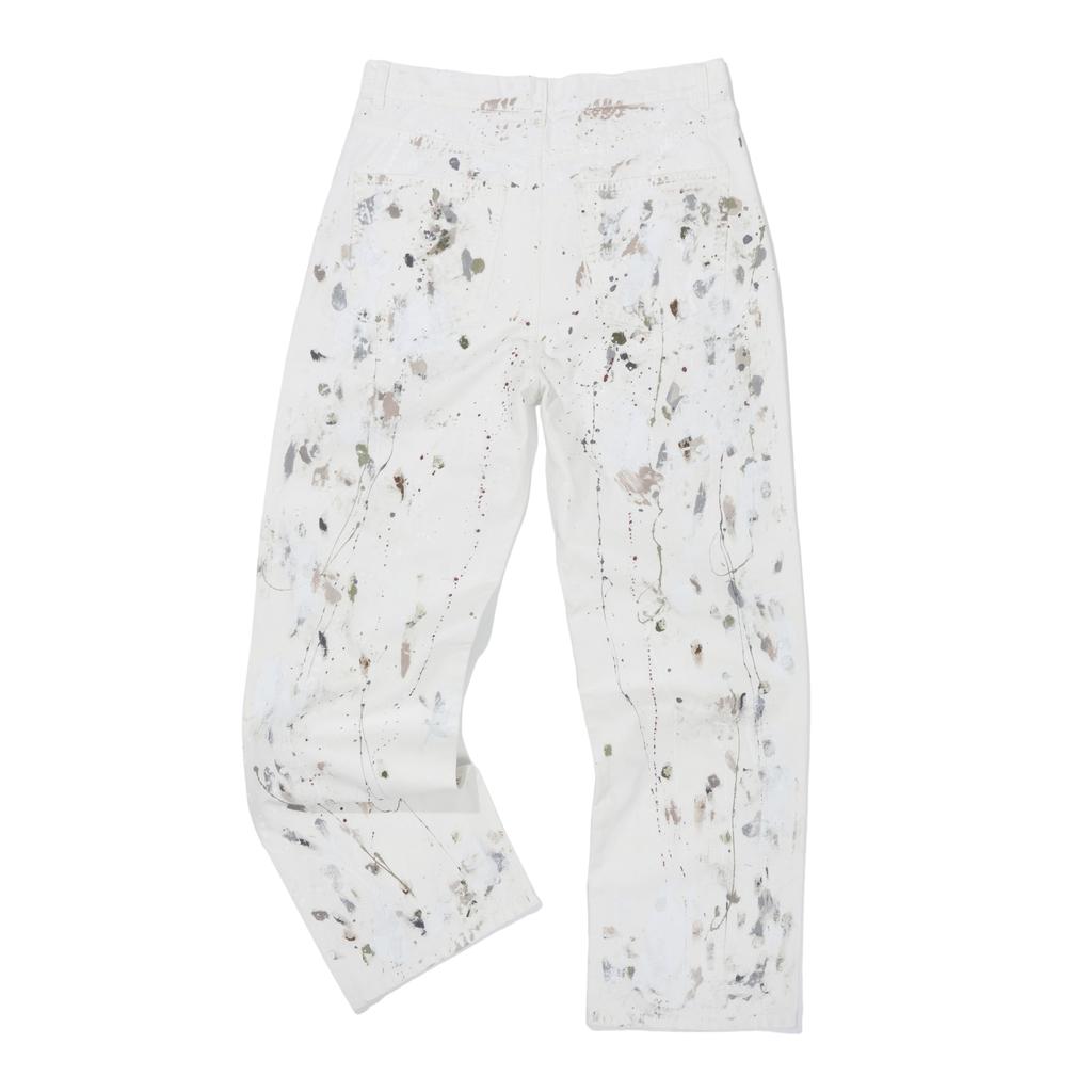 EXTRAORDINARY Color Painting Pants Ivory