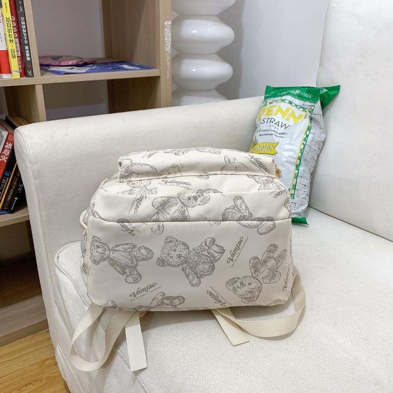 Skolväska Kvinnlig College Student Casual Tryckt Ryggsäck