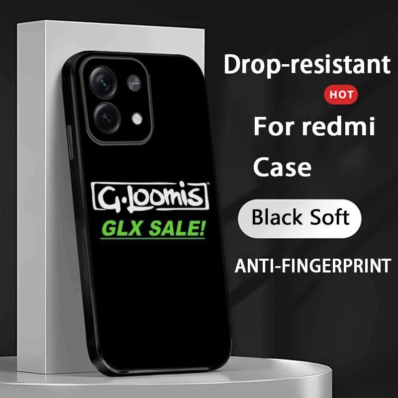 Fashion L-loo-misS logo poster design Phone Case For Redmi Note 14 13 12 11 Pro Plus S 5G 14C A3 Soft Black Phone Cover Redmi Note 12 Pro 5G