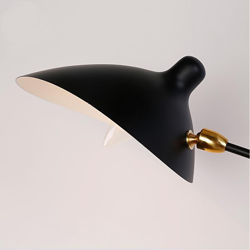Modern Swing Wall Lamps Loft Adjustable Head Wall Lights Surface Installation Reading Wall Sconces E27 Indoor Wall Lamp 85-260v