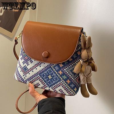 Ethnic Style Sub Bag for Women Mobile Phone Crossbody Bag for Women Shoulder Bag