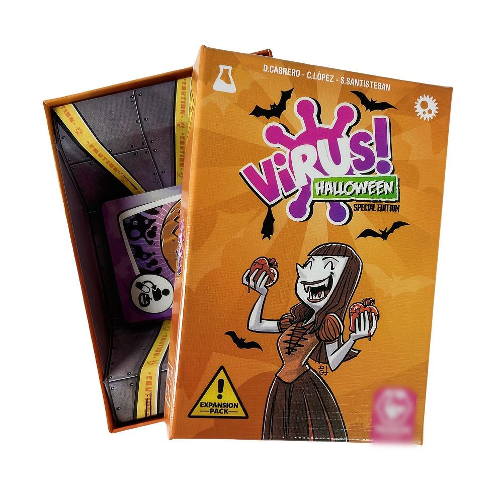 Virus Infection Card Game: 3 Types Spanish Family Party Interactive Toy