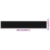 Vidaxl Parawan Balkonowy, Czarny, 75X500 Cm, Hdpe