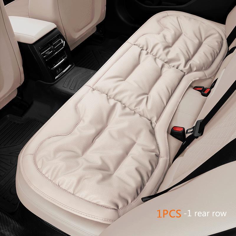 NAPPA Leather Car Seat Cushion For Driving ,For Tesla Model 3 Model Y L Model X Non-Slip Bottom Protector Breathable Covers