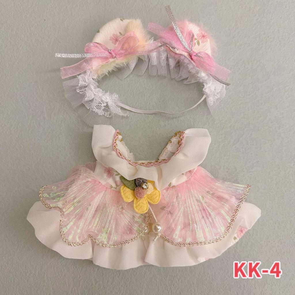 20cm Cotton Doll Clothing, Cute and Sweet Lolita Dress, 20cm Doll Dress-up Clothes