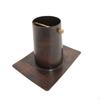 Downspout Outlet with Base Plate Faux Copper Aluminum Alloy Hardware for Roof