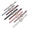 Leather Strap Women's Watch Polygonal Glass Luxury Women's Clock Dial Quartz Creative Fashion Quartz Watch