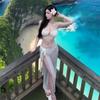 New swimsuit women's pure desire split bikini three-piece tube top sexy fishing net skirt island vacation hot spring