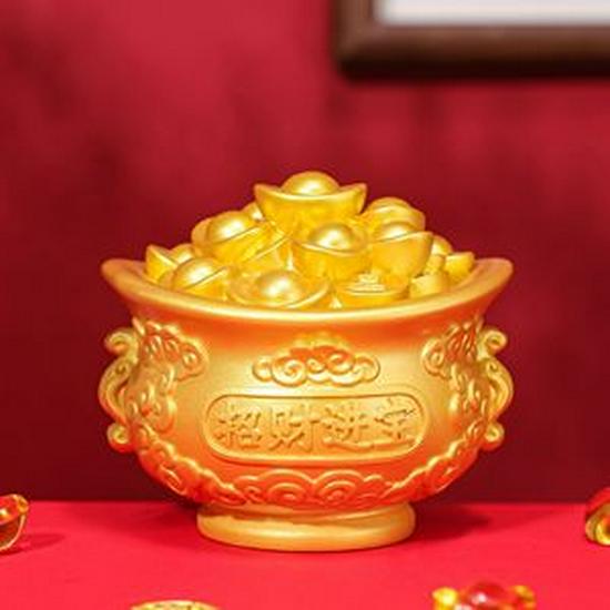 Guochao Jahr des Pferdes Tierkreiszeichen Schmuck - Glückstasche Schreibtischdekoration & Kreatives Neujahrs Souvenir zur Reichtumsanziehung.