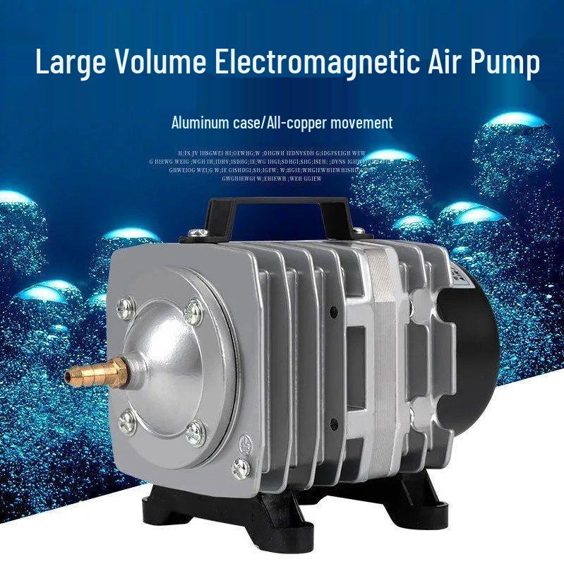 High-Power Electromagnetic Aquarium Aeration Pump for Fish Tanks & Ponds