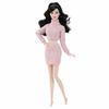 Girls European Supermodel Nude Dark Skin Dress Up 16 Model Curly Hair 32Cm Action Figure Body Accessories