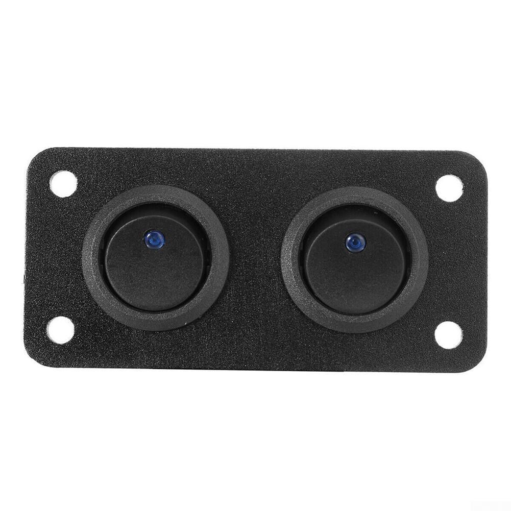 Wasserdichte Schalttafel 12–24 V, 2 Gang, 72 x 40 mm, Zubehör