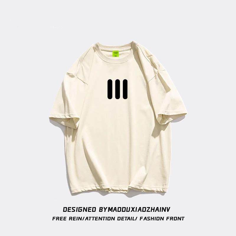 Women's Oversized Short-Sleeve Pure Cotton T-Shirt - American Brand Summer Fashion