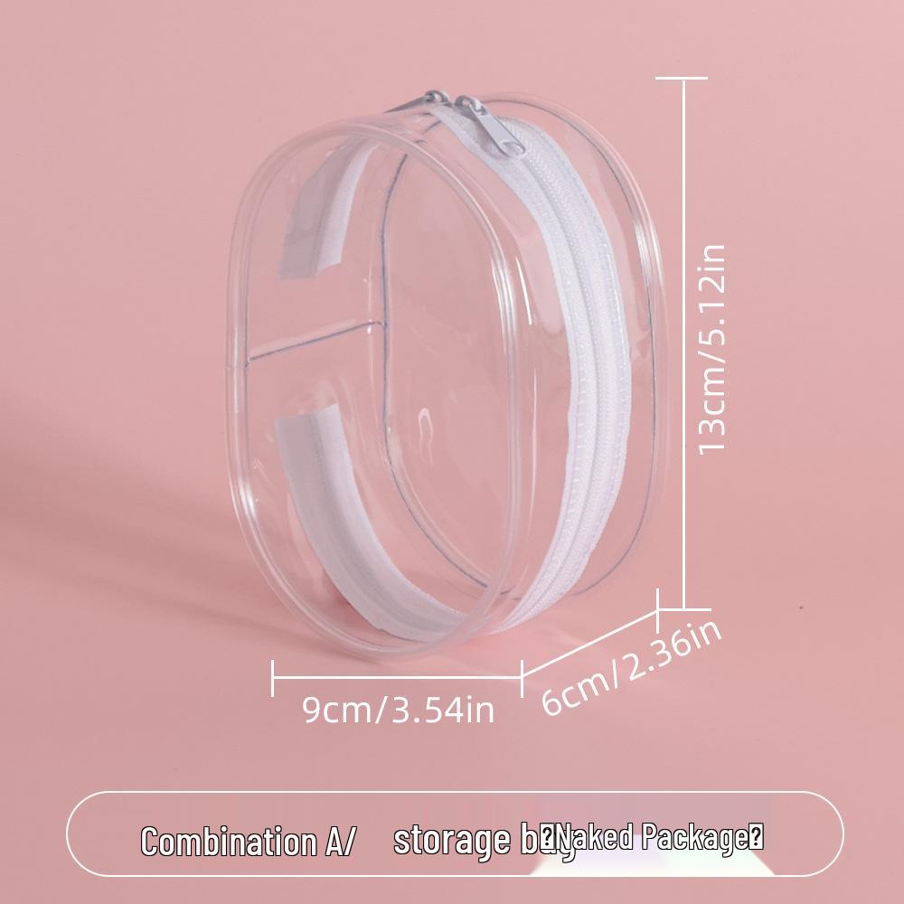 

Коляска для куклы 10 см и сумка для хранения, прозрачный ПВХ и хлопковый дисплей, пылезащитный подвесной мешок