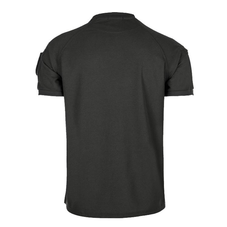 Quick-Dry Elastic Polo Shirts for Outdoor Sports and Tactical Fitness