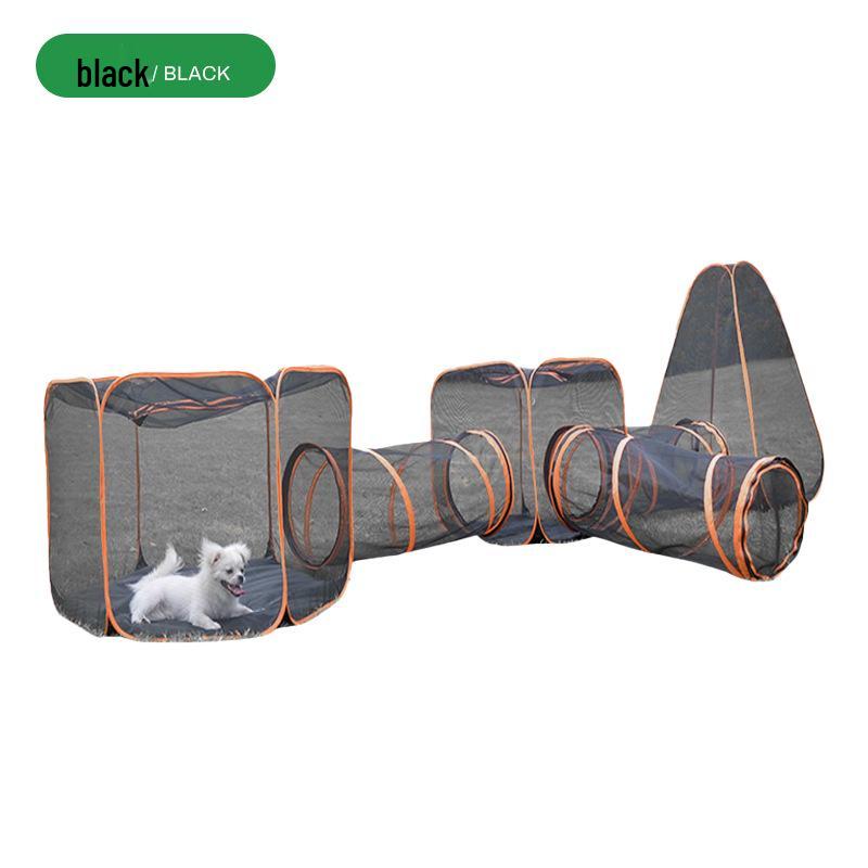 Outdoor Portable Pet Play Tent and Tunnel Set