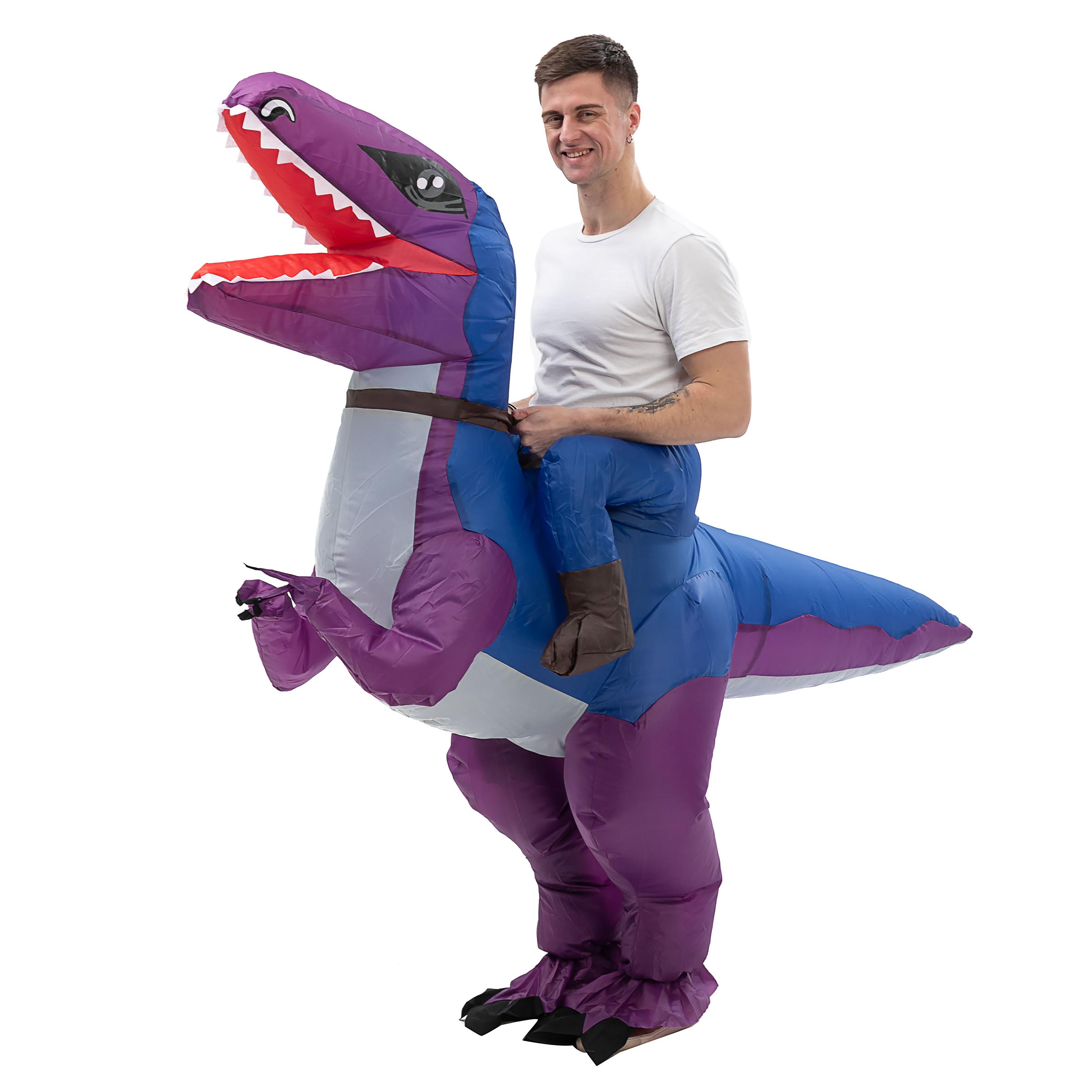 

Adult Dinosaur Inflatable Costume Anime Suits Dress Mascot Halloween Party Cosplay Costumes for Man Woman Boys Girls fit height 150-195cm