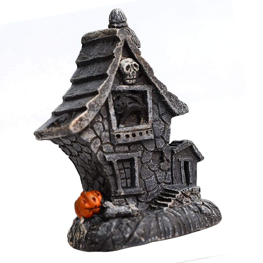 Halloween Decor Exquisite Resin Craft Desktop Figurine DIY Scene Layout Festival Adornment Home Decoration Tabletop Ornaments