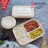 Churong Disposable Corn Starch 5-Compartment Meal Box