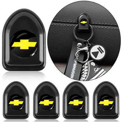 Mini Car Hooks Black Self Adhesive Invisible Hooks Interior Storage Holder For Spark Captiva Camaro Lova Aveo Rear View Mirror Sun Visor