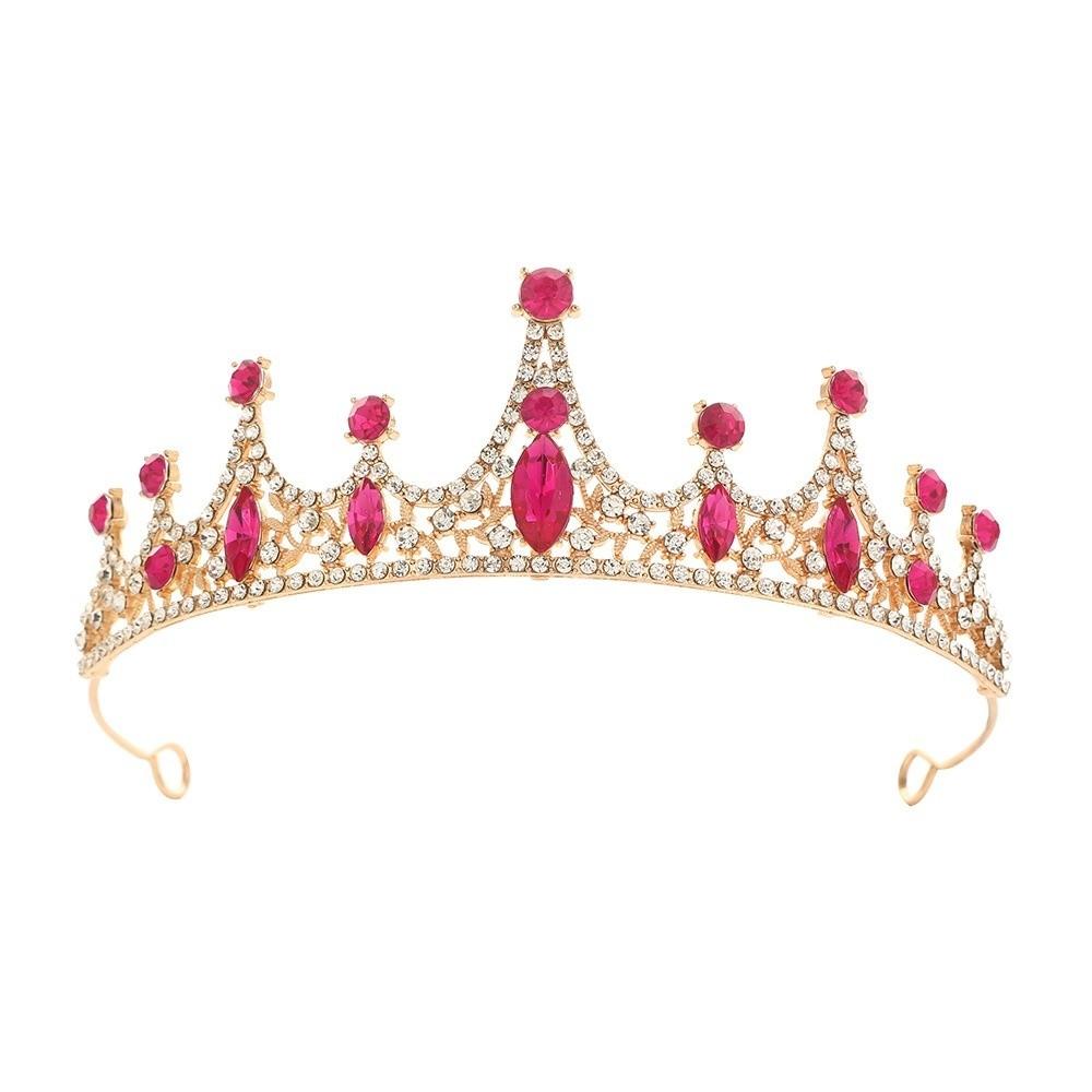Photography Props Crystal Tiaras Rhinestone Bride's Crown Prom Dress Headband Hair Accessories