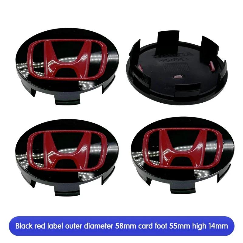 58MM/62MM/69MM Car Styling Wheel Center Hub Caps Cover Replacement Accessories For Honda CITY CIVIC Mugen Pilot Type R Insight