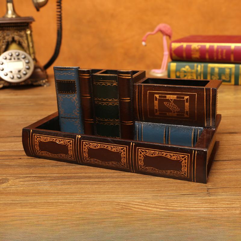 Personlig pennhållare Förvaring Box Office Skrivbordsdekorationer Konst och hantverk Gåvor