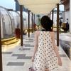 French small fragrant style temperament bow sleeveless polka dot dress female first love pure milk sweet A word short skirt Zixia