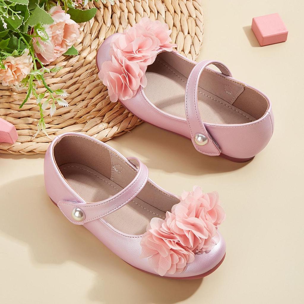 Scarpe Basse in Pelle Morbida per Bambine Primavera 2026 per Bambini Piccoli e Grandi