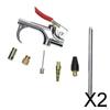 2x7Piece Air Blow Kit Compressor Nozzle Tip Inflation Blower UpTip