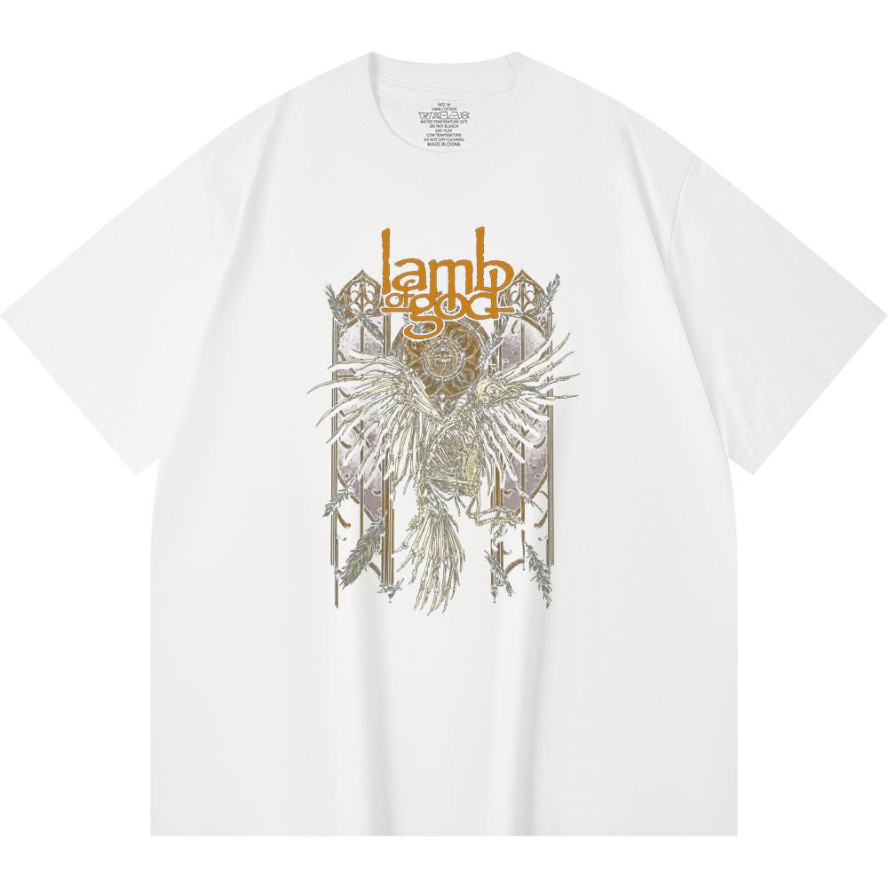 230 g/m² 100% Baumwolle Heavy Metal T-Shirt Rockband Beliebte Musik Druck Unisex Schweres Baumwoll-T-Shirt