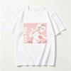 Trendy Anime Crew Neck Short Sleeve T-shirt Printed with Super Sonico from the Super Sonico Women And Men Comfortable T-shirt