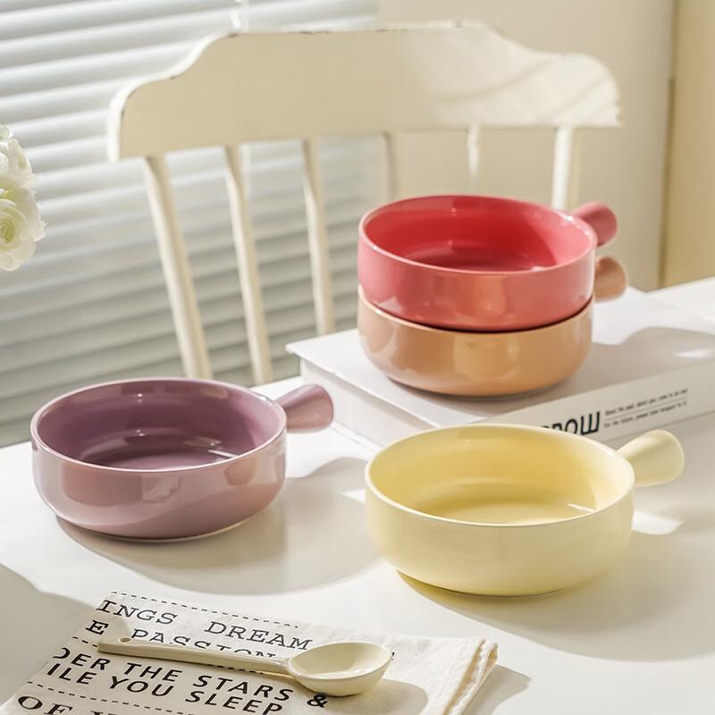 De ou Xingguang Ceramic Handled Multi-use Bowl