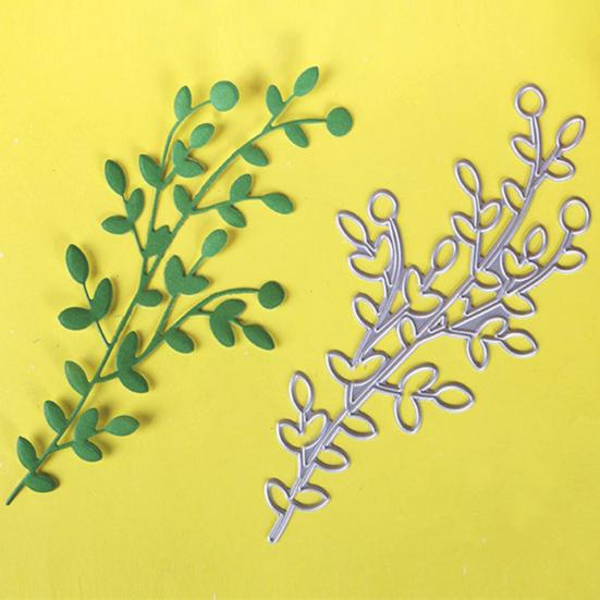 Branch Leaves Cutting Dies DIY Scrapbook Emboss Paper Cards Craft Stencil Mold
