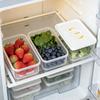 Refrigerator Transparent Storage Box Food Freshness Organizer Cheese Keeper Box Turkey Sausage Storage Box For Kitchen Fridge
