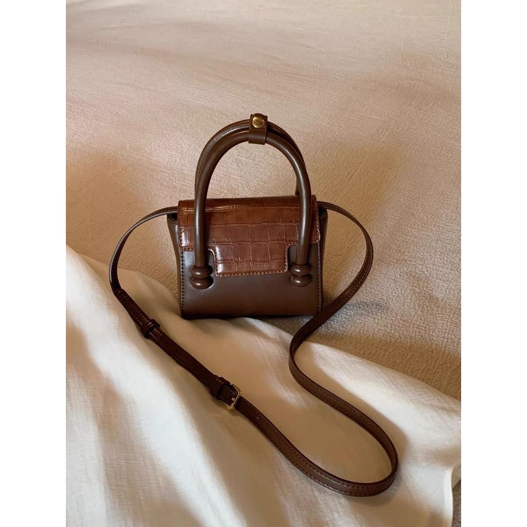 IELGY Универсальная маленькая квадратная сумка-мессенджер в стиле ретро — фото 6