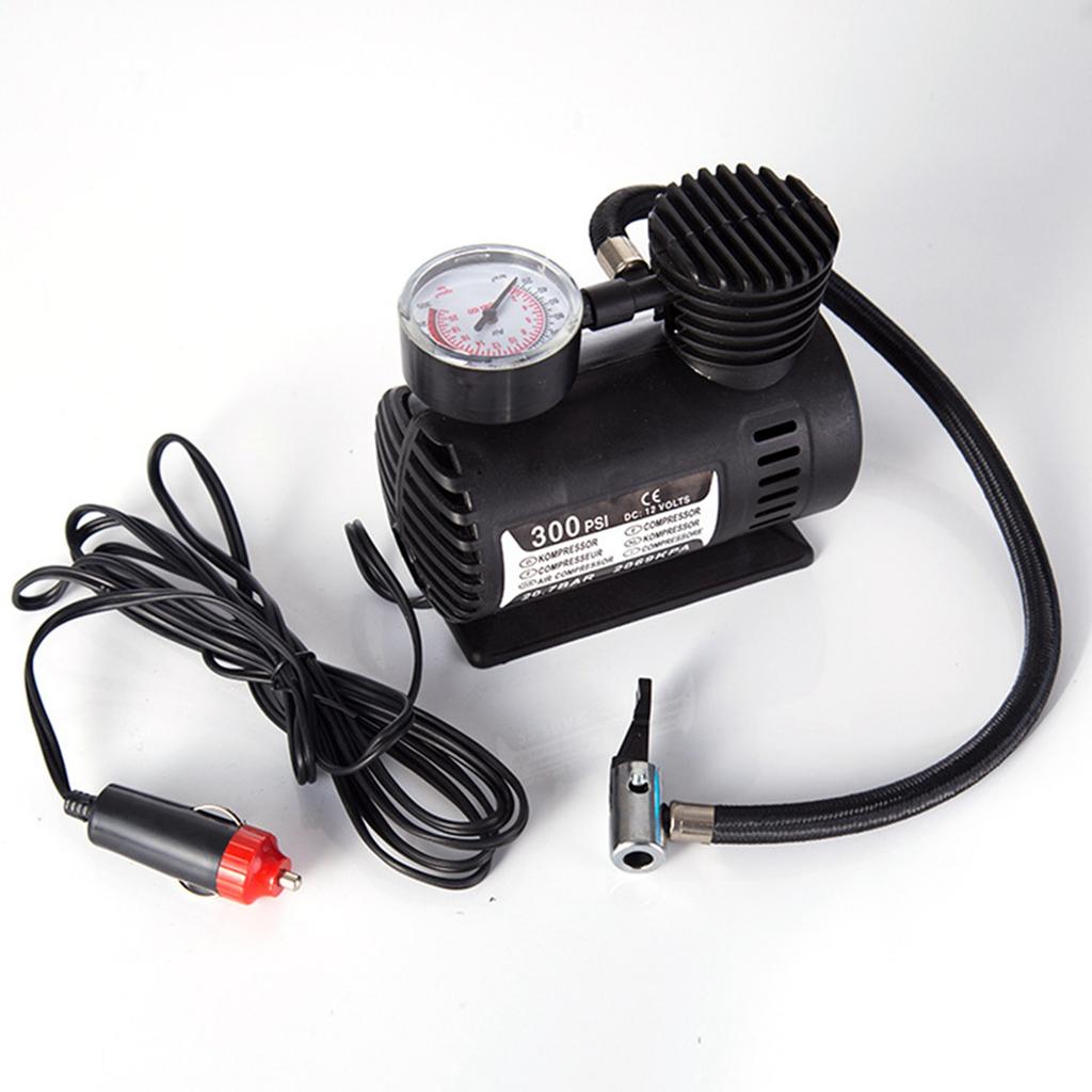 300PSI 12V Mini Air Compressor Auto Car Electric Tire Air Inflator Pump Car Accessories