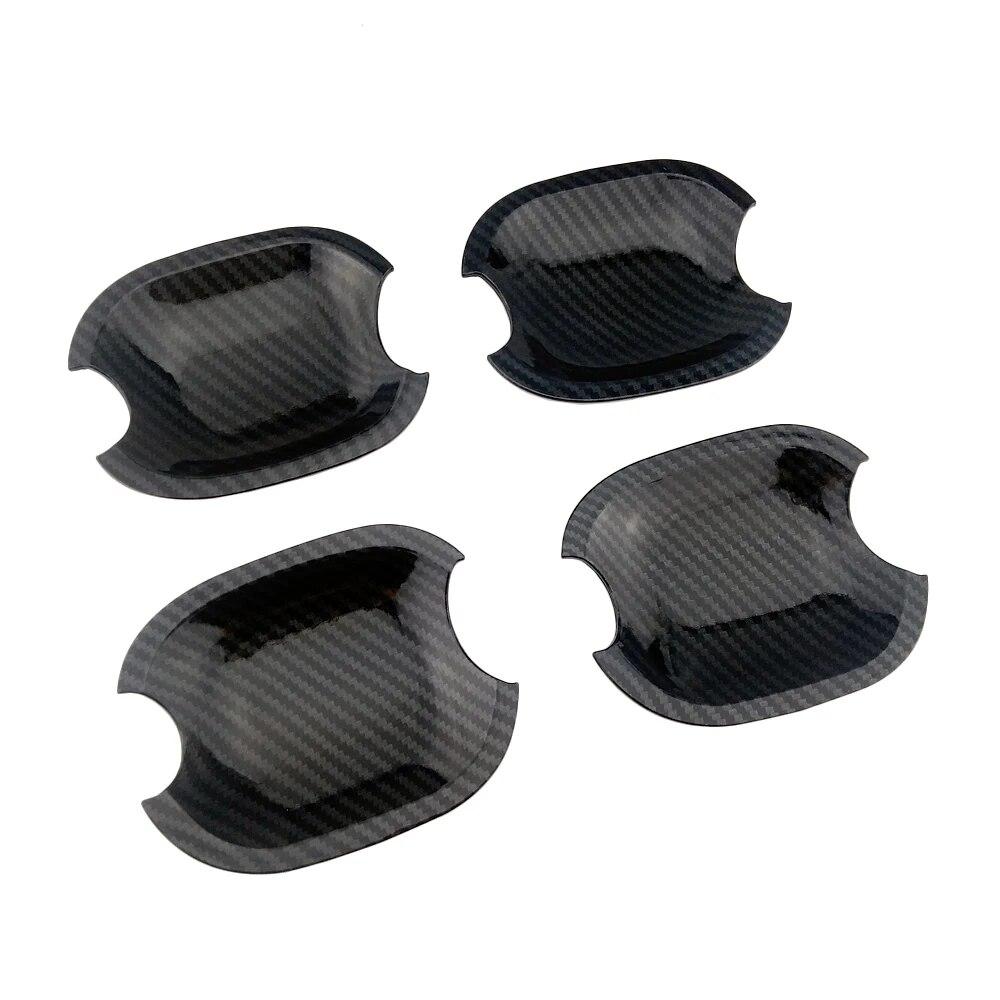 

Углеродное волокно с принтом, внешняя дверная ручка автомобиля, дверная чаша, формовочная накладка для Toyota Land Cruiser Prado J120 2002 2005 2009 Door Bowl Cover