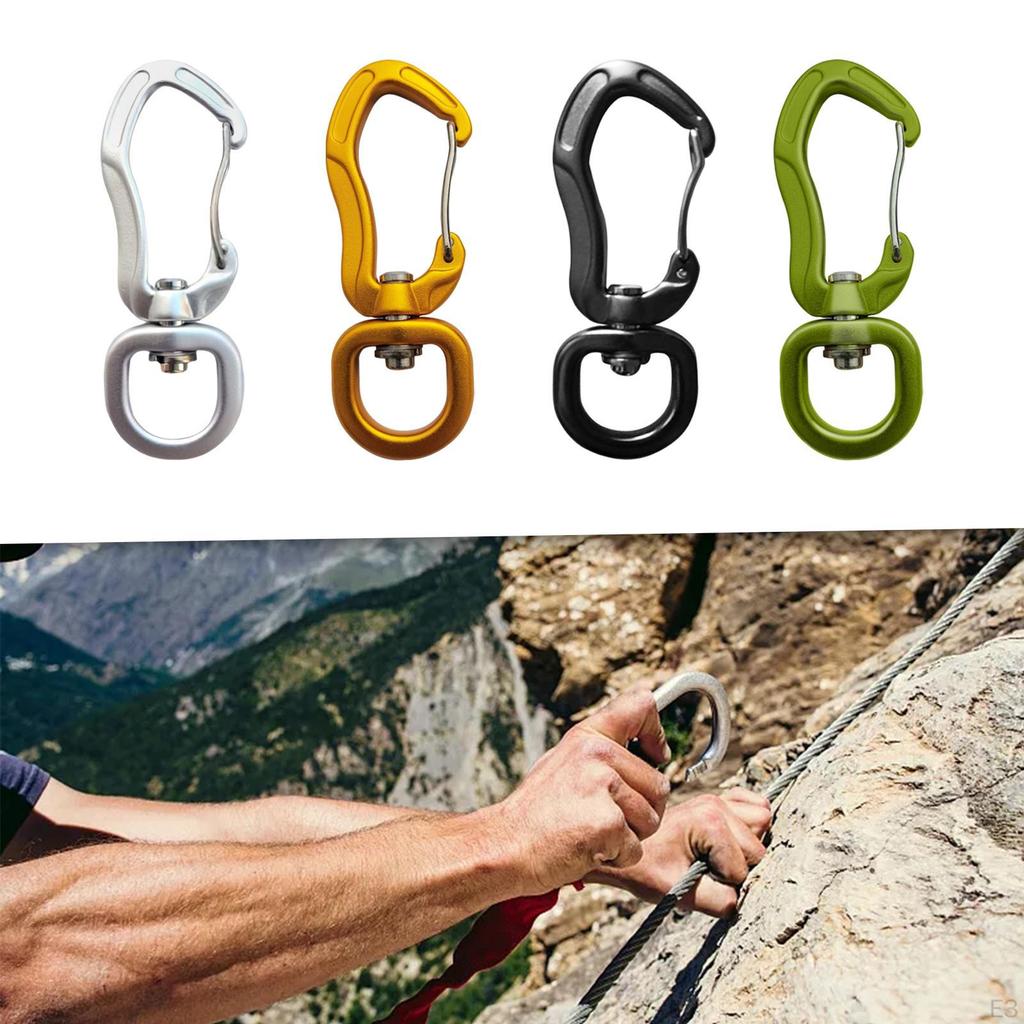 Swivel Carabiner Clip for Outdoor Adventures